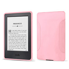 Ultra-thin Silicone Gel Soft Case 360 Degrees Cover for Amazon Kindle 6 inch Pink
