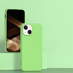 Ultra-thin Silicone Gel Soft Case 360 Degrees Cover for Apple iPhone 15 Matcha Green
