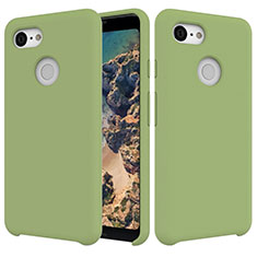 Ultra-thin Silicone Gel Soft Case 360 Degrees Cover for Google Pixel 3 Green
