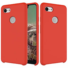 Ultra-thin Silicone Gel Soft Case 360 Degrees Cover for Google Pixel 3 XL Red