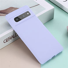 Ultra-thin Silicone Gel Soft Case 360 Degrees Cover for Google Pixel 6 Pro 5G Clove Purple