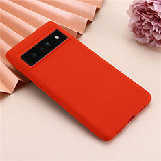Ultra-thin Silicone Gel Soft Case 360 Degrees Cover for Google Pixel 7 5G Red