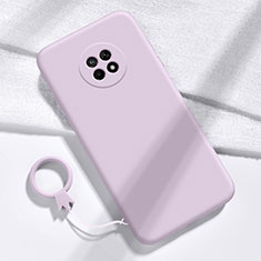 Ultra-thin Silicone Gel Soft Case 360 Degrees Cover for Huawei Enjoy 20 Plus 5G Clove Purple