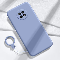 Ultra-thin Silicone Gel Soft Case 360 Degrees Cover for Huawei Enjoy 20 Plus 5G Lavender Gray