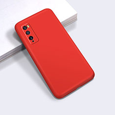 Ultra-thin Silicone Gel Soft Case 360 Degrees Cover for Huawei Enjoy 20 Pro 5G Red