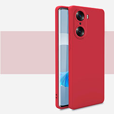 Ultra-thin Silicone Gel Soft Case 360 Degrees Cover for Huawei Honor 60 5G Red