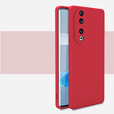 Ultra-thin Silicone Gel Soft Case 360 Degrees Cover for Huawei Honor 90 5G Red