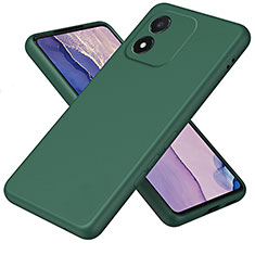 Ultra-thin Silicone Gel Soft Case 360 Degrees Cover for Huawei Honor X5 Green