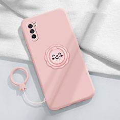 Ultra-thin Silicone Gel Soft Case 360 Degrees Cover for Huawei Mate 40 Lite 5G Pink