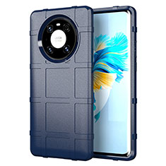 Ultra-thin Silicone Gel Soft Case 360 Degrees Cover for Huawei Mate 40 Pro Blue