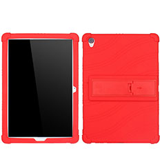 Ultra-thin Silicone Gel Soft Case 360 Degrees Cover for Huawei MediaPad M6 10.8 Red