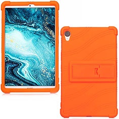 Ultra-thin Silicone Gel Soft Case 360 Degrees Cover for Huawei MediaPad M6 8.4 Orange