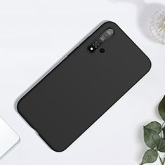Ultra-thin Silicone Gel Soft Case 360 Degrees Cover for Huawei Nova 5 Pro Black