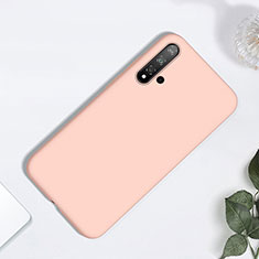 Ultra-thin Silicone Gel Soft Case 360 Degrees Cover for Huawei Nova 5 Pro Rose Gold