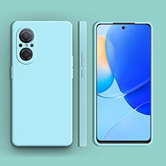 Ultra-thin Silicone Gel Soft Case 360 Degrees Cover for Huawei Nova 9 SE Mint Blue
