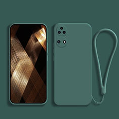 Ultra-thin Silicone Gel Soft Case 360 Degrees Cover for Huawei P50 Pro Midnight Green