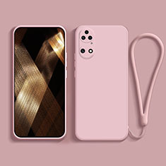 Ultra-thin Silicone Gel Soft Case 360 Degrees Cover for Huawei P50 Pro Pink