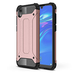 Ultra-thin Silicone Gel Soft Case 360 Degrees Cover for Huawei Y5 (2019) Rose Gold
