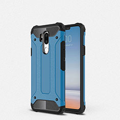 Ultra-thin Silicone Gel Soft Case 360 Degrees Cover for LG G7 Blue