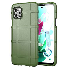 Ultra-thin Silicone Gel Soft Case 360 Degrees Cover for LG Q92 5G Green