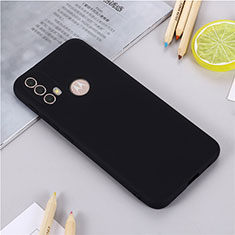 Ultra-thin Silicone Gel Soft Case 360 Degrees Cover for Motorola Moto E20 Black