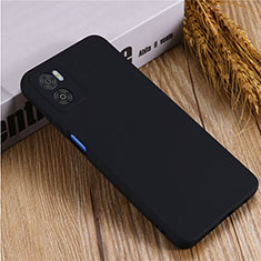 Ultra-thin Silicone Gel Soft Case 360 Degrees Cover for Motorola Moto E22 Black