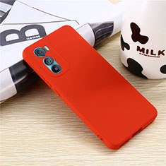 Ultra-thin Silicone Gel Soft Case 360 Degrees Cover for Motorola Moto Edge 30 5G Red
