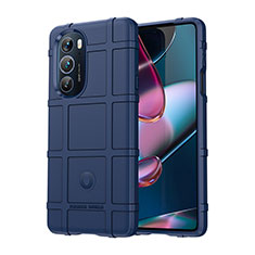 Ultra-thin Silicone Gel Soft Case 360 Degrees Cover for Motorola Moto Edge Plus (2022) 5G Blue