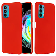 Ultra-thin Silicone Gel Soft Case 360 Degrees Cover for Motorola Moto Edge S Pro 5G Red