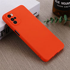 Ultra-thin Silicone Gel Soft Case 360 Degrees Cover for Motorola Moto G22 Red