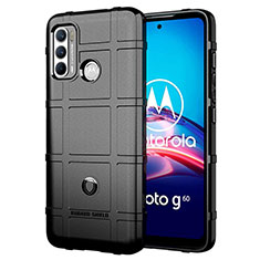 Ultra-thin Silicone Gel Soft Case 360 Degrees Cover for Motorola Moto G40 Fusion Black