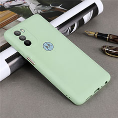 Ultra-thin Silicone Gel Soft Case 360 Degrees Cover for Motorola Moto G51 5G Green