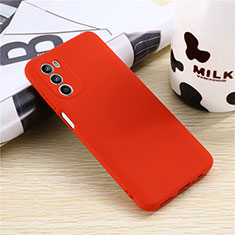 Ultra-thin Silicone Gel Soft Case 360 Degrees Cover for Motorola MOTO G52 Red