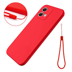 Ultra-thin Silicone Gel Soft Case 360 Degrees Cover for Motorola Moto G84 5G Red