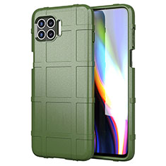 Ultra-thin Silicone Gel Soft Case 360 Degrees Cover for Motorola Moto One 5G Green
