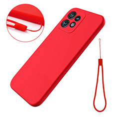 Ultra-thin Silicone Gel Soft Case 360 Degrees Cover for Motorola Moto X40 5G Red
