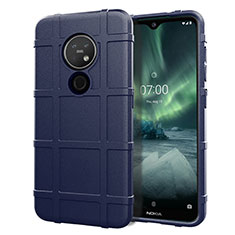 Ultra-thin Silicone Gel Soft Case 360 Degrees Cover for Nokia 6.2 Blue