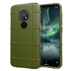 Ultra-thin Silicone Gel Soft Case 360 Degrees Cover for Nokia 6.2 Green