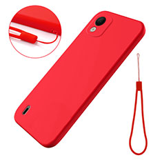 Ultra-thin Silicone Gel Soft Case 360 Degrees Cover for Nokia C110 Red