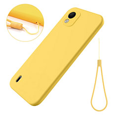 Ultra-thin Silicone Gel Soft Case 360 Degrees Cover for Nokia C110 Yellow