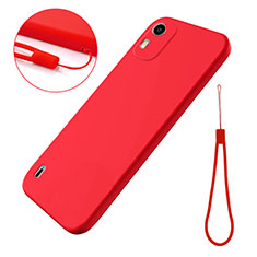 Ultra-thin Silicone Gel Soft Case 360 Degrees Cover for Nokia C12 Red