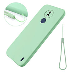 Ultra-thin Silicone Gel Soft Case 360 Degrees Cover for Nokia C21 Green
