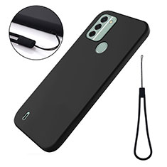 Ultra-thin Silicone Gel Soft Case 360 Degrees Cover for Nokia C31 Black