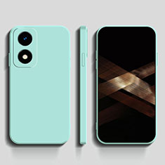 Ultra-thin Silicone Gel Soft Case 360 Degrees Cover for Oppo A2x 5G Cyan
