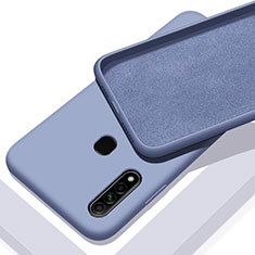 Ultra-thin Silicone Gel Soft Case 360 Degrees Cover for Oppo A31 Gray