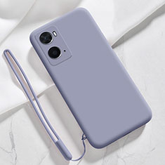 Ultra-thin Silicone Gel Soft Case 360 Degrees Cover for Oppo A36 Lavender Gray