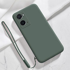 Ultra-thin Silicone Gel Soft Case 360 Degrees Cover for Oppo A36 Midnight Green