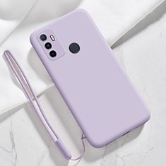 Ultra-thin Silicone Gel Soft Case 360 Degrees Cover for Oppo A53 Clove Purple
