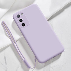 Ultra-thin Silicone Gel Soft Case 360 Degrees Cover for Oppo A55S 5G Clove Purple