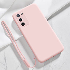 Ultra-thin Silicone Gel Soft Case 360 Degrees Cover for Oppo A55S 5G Pink